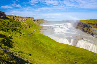 Gullfoss - İzlanda'daki güzel şelale
