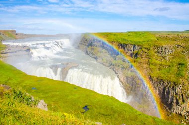 Gullfoss - İzlanda'daki güzel şelale