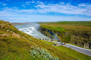 Gullfoss - İzlanda'daki güzel şelale