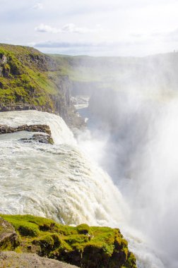 Gullfoss - İzlanda'daki güzel şelale