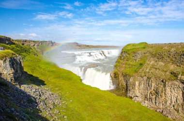 Gullfoss - İzlanda'daki güzel şelale