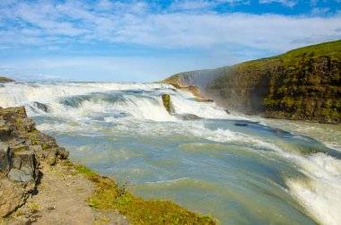 Gullfoss - İzlanda'daki güzel şelale