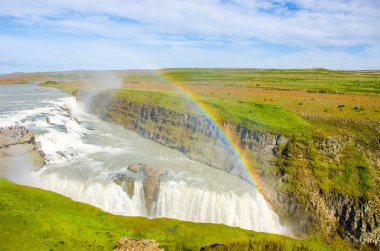 Gullfoss - İzlanda'daki güzel şelale