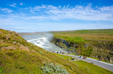 Gullfoss - İzlanda'daki güzel şelale