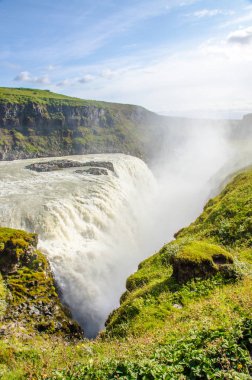 Gullfoss - İzlanda'daki güzel şelale