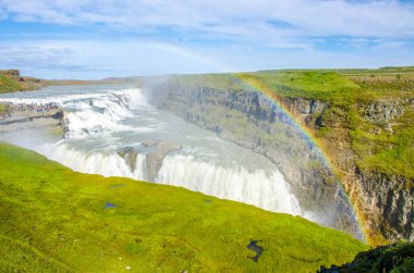 Gullfoss - İzlanda'daki güzel şelale