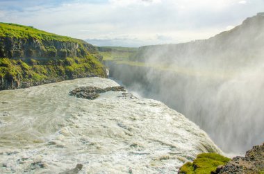 Gullfoss - İzlanda'daki güzel şelale