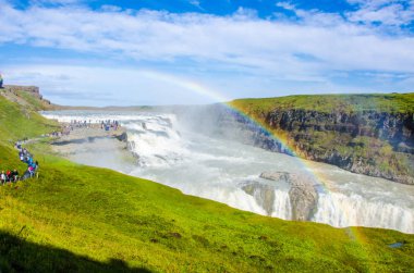 Gullfoss - İzlanda'daki güzel şelale