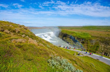 Gullfoss - İzlanda'daki güzel şelale