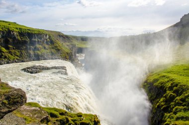 Gullfoss - İzlanda'daki güzel şelale