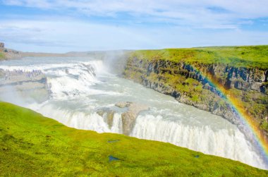 Gullfoss - İzlanda'daki güzel şelale