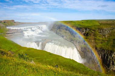 Gullfoss - İzlanda'daki güzel şelale