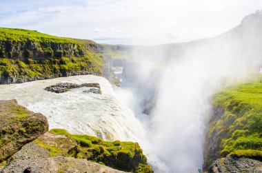 Gullfoss - İzlanda'daki güzel şelale