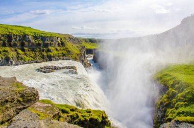 Gullfoss - İzlanda'daki güzel şelale