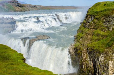 Gullfoss - İzlanda'daki güzel şelale