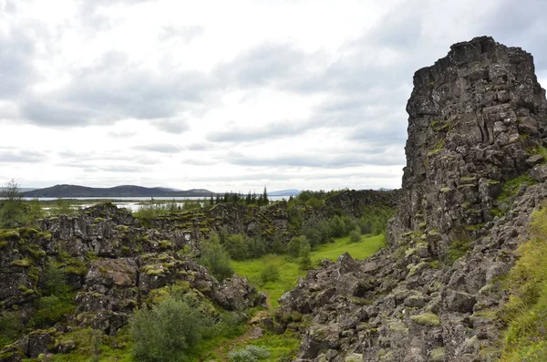 Pingvellir Национальный Парк Исландии — стоковое фото