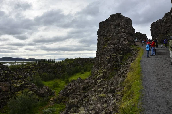 Pingvellir Parco Nazionale Islanda — Foto Stock