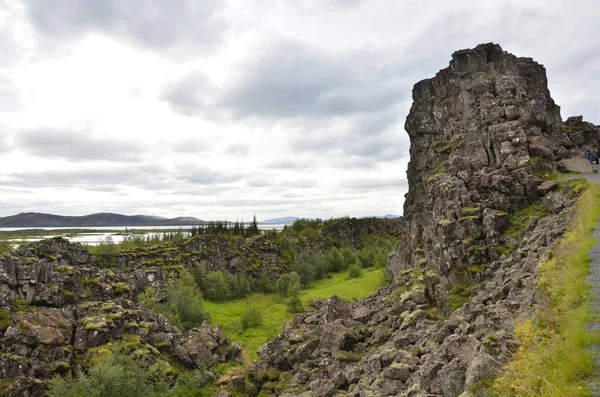 Pingvellir Εθνικό Πάρκο Στην Ισλανδία — Φωτογραφία Αρχείου