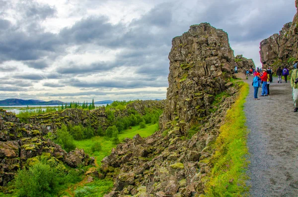 Pingvellir Nationaal Park Ijsland — Stockfoto