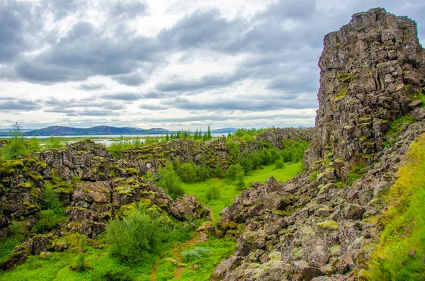 Pingvellir National Park Iceland — Stock Photo, Image