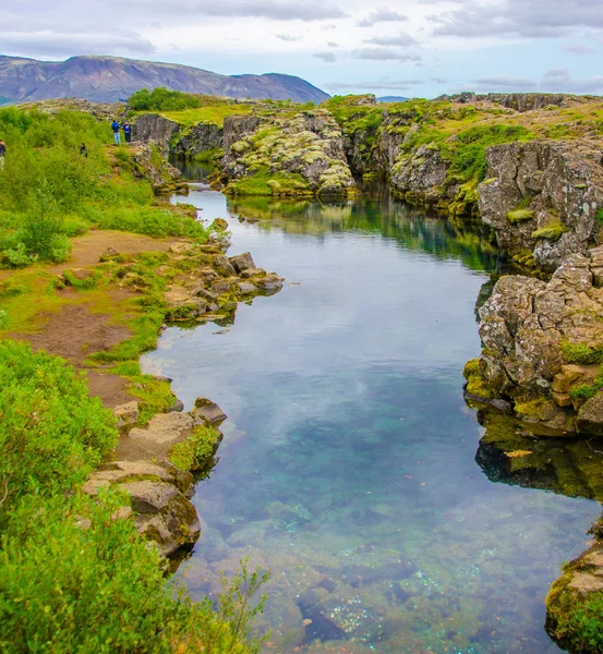 Pingvellir 国家公园在冰岛 — 图库照片