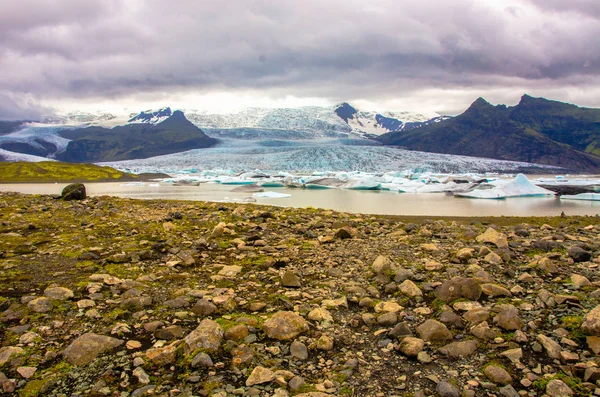 Jokursarlon Glacier Lake Island — Stockfoto