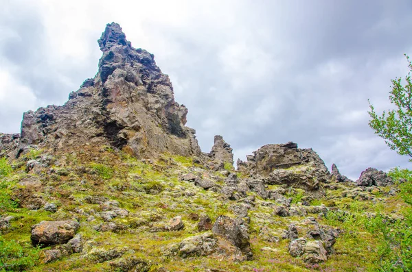 Myvatn Vackra Landskapet Iseland — Stockfoto