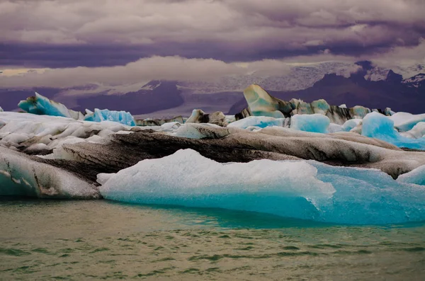 Ледниковое Озеро Джокерсарлон Исландии — стоковое фото