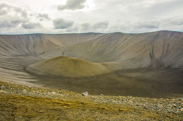 Myvatn Вулканический Ландшафт Исландии — стоковое фото