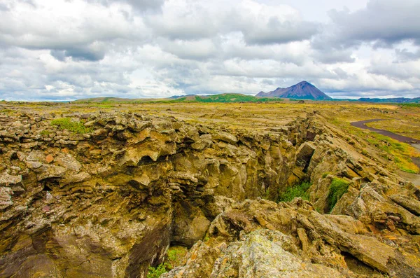 Myvatn Beautiful Landscape Iseland — Stock Photo, Image