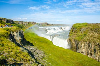 Gullfoss - İzlanda'daki güzel şelale