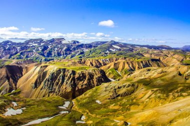 Landmannalaugar - İzlanda manzara şaşırtıcı