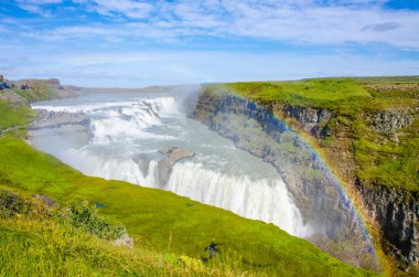 Gullfoss - İzlanda'daki güzel şelale