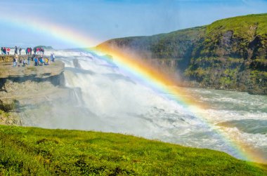 Gullfoss - İzlanda'daki güzel şelale