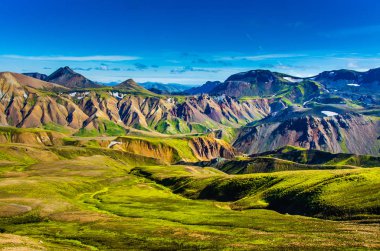 Landmannalaugar - İzlanda manzara şaşırtıcı
