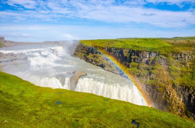 Gullfoss - İzlanda'daki güzel şelale