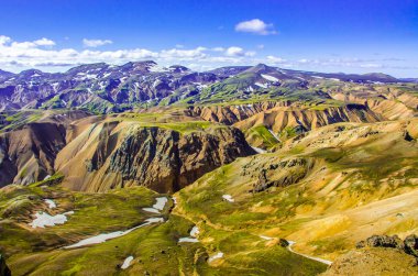 Landmannalaugar - İzlanda manzara şaşırtıcı