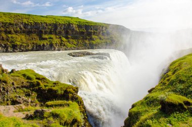 Gullfoss - İzlanda'daki güzel şelale