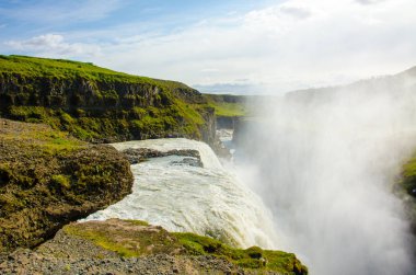 Gullfoss - İzlanda'daki güzel şelale