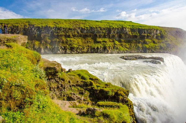Gullfoss Beautiful Waterfall Iceland — Stock Photo, Image