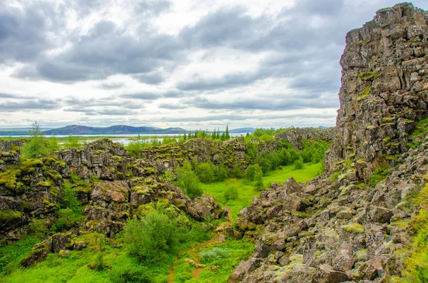 Pingvellir Nationalpark Island — Stockfoto