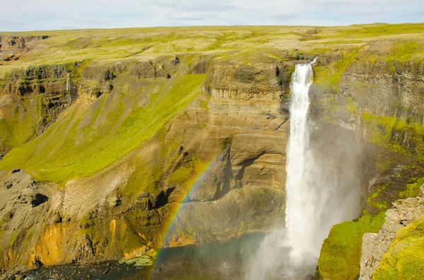 Haifoss Zlanda Daki Güzel Şelale — Stok fotoğraf