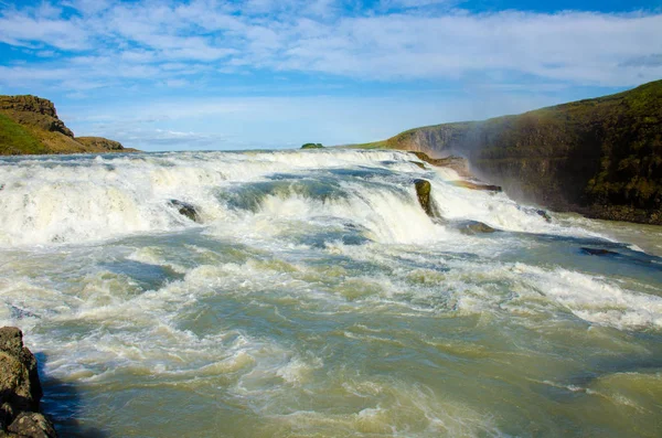 Gullfoss - İzlanda'daki güzel şelale