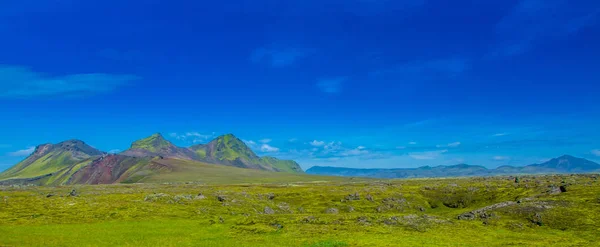Landmannalaugar Úžasné Krajiny Islandu — Stock fotografie