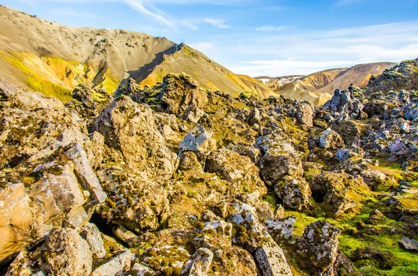 Landmannalaugar Csodálatos Táj Izland — Stock Fotó