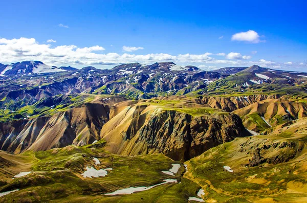 Landmannalaugar Zlanda Manzara Şaşırtıcı — Stok fotoğraf