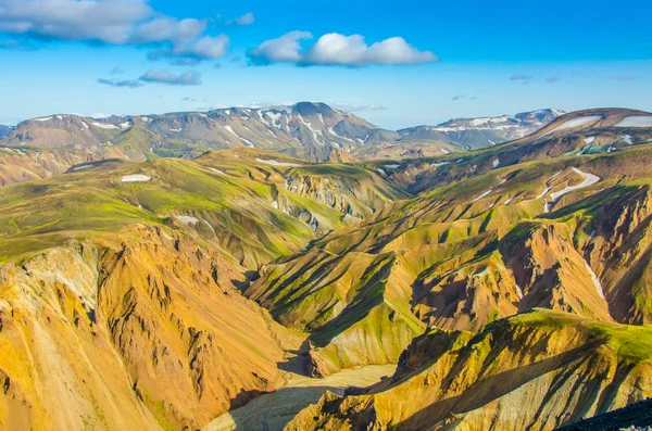 Landmannalaugar Дивовижний Краєвид Ісландії — стокове фото