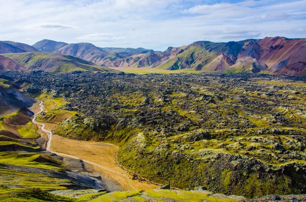Landmannalaugar Paisaje Increíble Islandia — Foto de Stock
