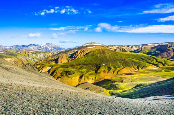 Landmannalaugar Дивовижний Краєвид Ісландії — стокове фото