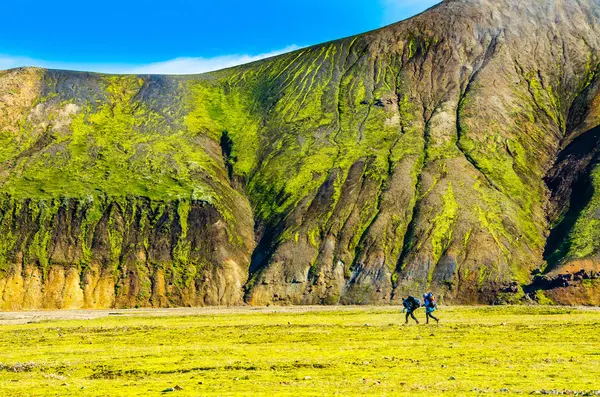 Landmannalaugar - İzlanda manzara şaşırtıcı — Stok fotoğraf